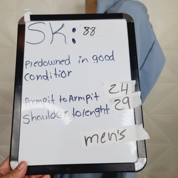 Lululemon Men's Light Blue Warp Light Packable Hooded Performance Jacket Size L - Picture 8 of 8